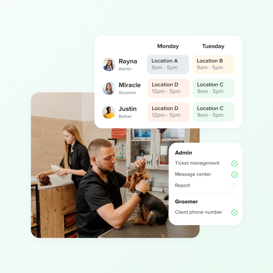 Best Pet Grooming Software for Staff Management | MoeGo